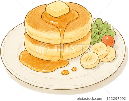 一幅線條柔和的插圖 一幅線條柔和的插圖 133297992