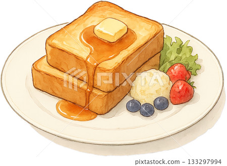 一幅線條柔和的插圖 一幅線條柔和的插圖 133297994