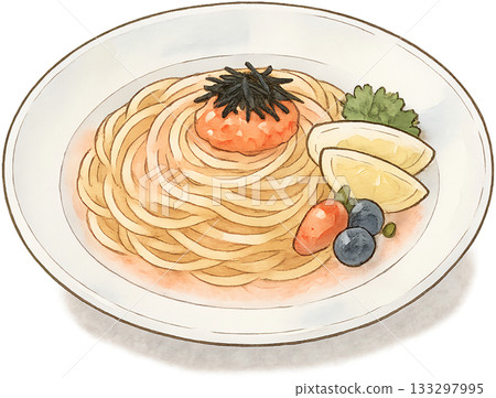 一幅線條柔和的插圖 133297995