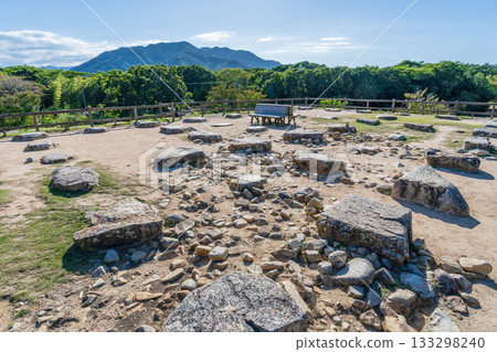 山口縣萩市萩城遺址天守閣奠基石 山口縣萩市萩城遺址天守閣奠基石 133298240