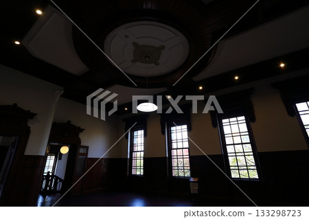 The beautiful architecture of the former Iwate Bank brick building 133298723