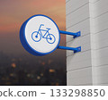 Business bicycle service concept, 3D rendering 133298850