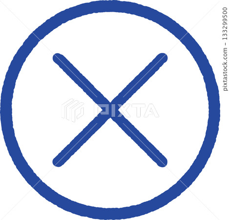 Simple cross icon Simple cross icon 133299500