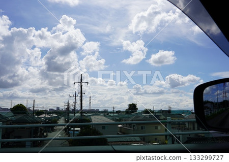 Sky and clouds and the cityscape Sky and clouds and the cityscape 133299727