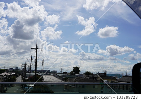 Sky and clouds and the cityscape Sky and clouds and the cityscape 133299728