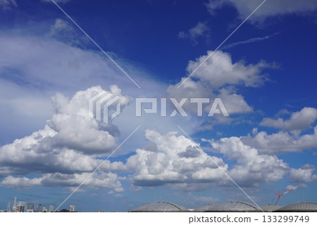 Sky and clouds and the cityscape Sky and clouds and the cityscape 133299749