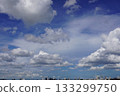 Sky and clouds and the cityscape 133299750