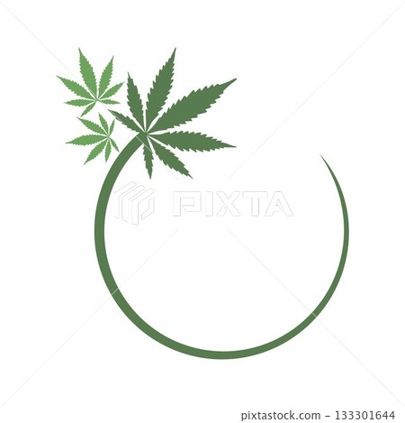 Cannabis logo icon design 133301644