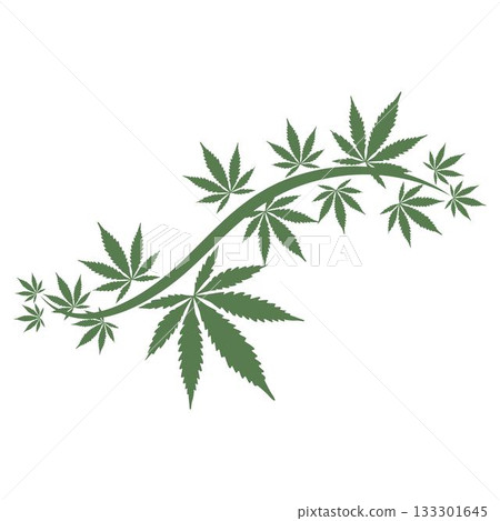 Cannabis logo icon design 133301645