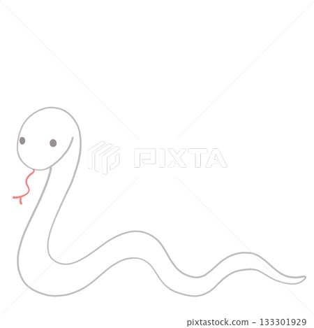 Illustration of a snake Illustration of a snake 133301929