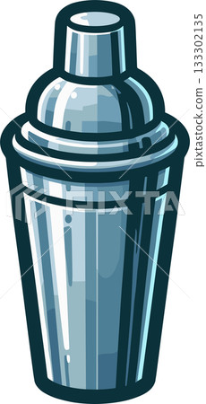 雞尾酒調酒器插圖 133302135