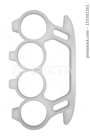 metal brass knuckles, a melee weapon used for close combat, fights, and robberies vector illustration metal brass knuckles, a melee weapon used for close combat, fights, and robberies vector illustration 133302161