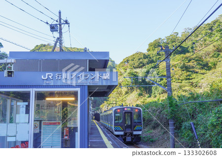 [Katsuura City, Chiba Prefecture] JR Sotobo Line, Namegawa Island Station 133302608