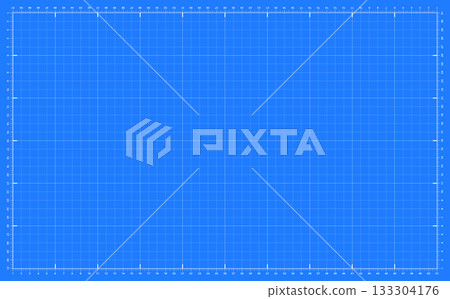 Cutting mat with grid 133304176