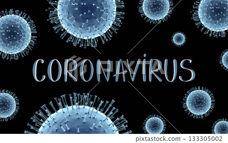 Coronavirus, Covid 19 - 3D illustration Coronavirus, Covid 19 - 3D illustration 133305002