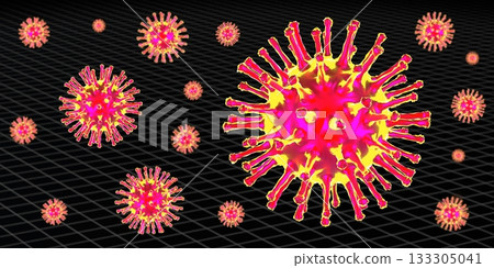 Coronavirus Covid 19 concept - 3D illustration Coronavirus Covid 19 concept - 3D illustration 133305041