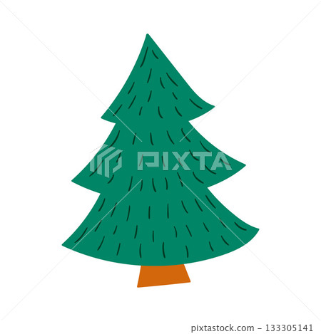 Christmas icon. Design for postcards, flyers, banners Christmas icon. Design for postcards, flyers, banners 133305141