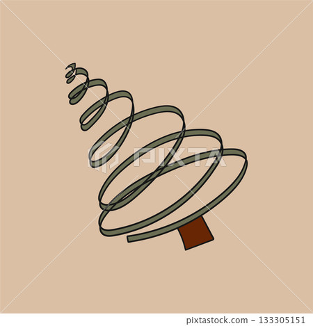 Christmas icon. Design for postcards, flyers, banners Christmas icon. Design for postcards, flyers, banners 133305151
