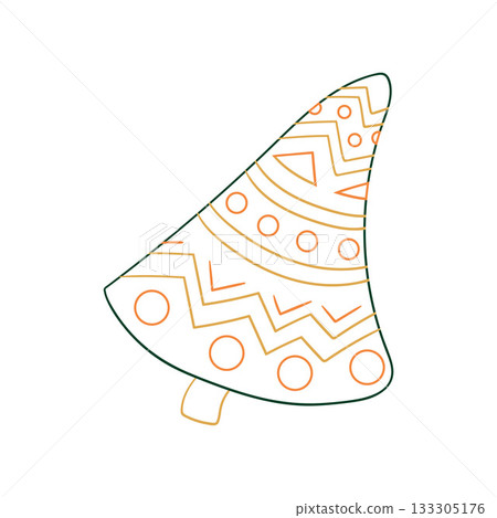 Christmas icon. Design for postcards, flyers, banners Christmas icon. Design for postcards, flyers, banners 133305176