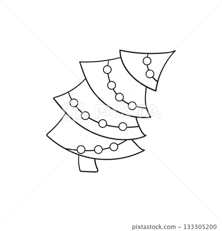 Christmas icon. Design for postcards, flyers, banners 133305200