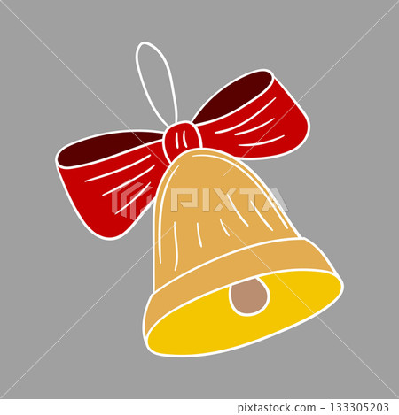 Christmas icon. Design for postcards, flyers, banners Christmas icon. Design for postcards, flyers, banners 133305203