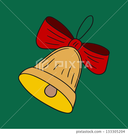 Christmas icon. Design for postcards, flyers, banners 133305204