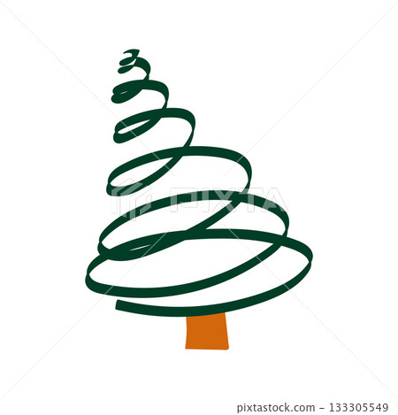 Christmas icon. Design for postcards, flyers, banners Christmas icon. Design for postcards, flyers, banners 133305549