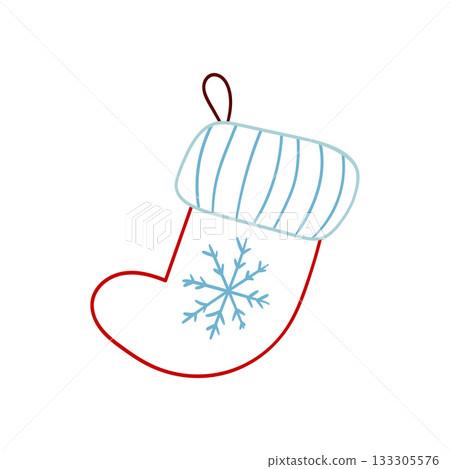 Christmas icon. Design for postcards, flyers, banners 133305576