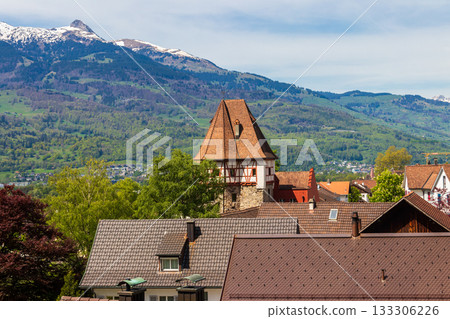 Historic 13th-century Red House in Vaduz, Liechtenstein 133306226