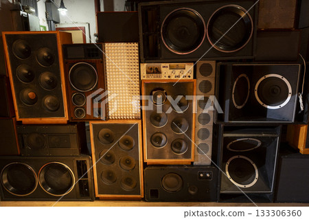 Vintage Audio Equipment Collection in the Studio 133306360