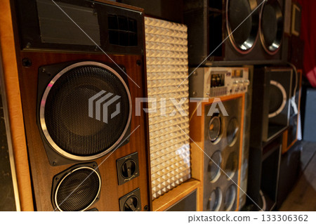 Vintage Audio Equipment Collection in the Studio Vintage Audio Equipment Collection in the Studio 133306362