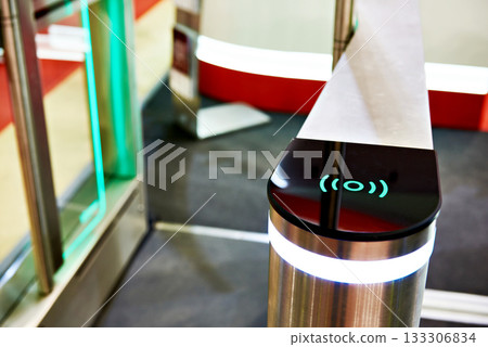 Modern turnstile go sign 133306834