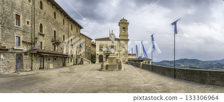 View of Liberty Square in the Republic of San Marino View of Liberty Square in the Republic of San Marino 133306964