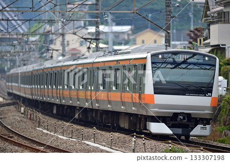 中央本線上野原JR東日本E233系列0系列H49編隊(豐田) 中央本線上野原JR東日本E233系列0系列H49編隊(豐田) 133307198