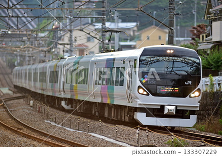 中央幹線、上野原、JR東日本、E257系列、M-202編組（松本）、梓、甲斐地 133307229