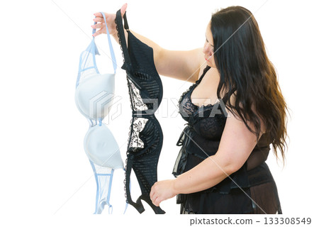 Woman plus size holding bras Woman plus size holding bras 133308549