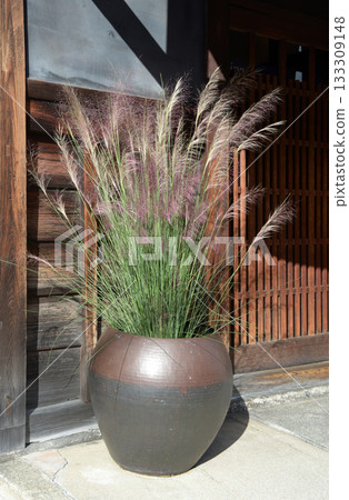 Street corner scenery sketch photo 133309148