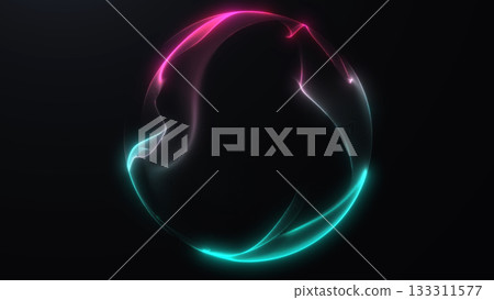 Vibrant liquid gradient orb with smooth neon pink, green and blue light forming abstract flowing shapes on a dark background. High-contrast luminous texture with soft futuristic glow. Vibrant liquid gradient orb with smooth neon pink, green and blue light forming abstract flowing shapes on a dark background. High-contrast luminous texture with soft futuristic glow. 133311577