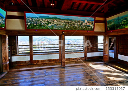 Matsue Castle (view of the castle tower) Matsue City, Shimane Prefecture 133313037