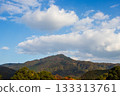 秋日京都比叡山與傍晚的藍天，日本 133313761