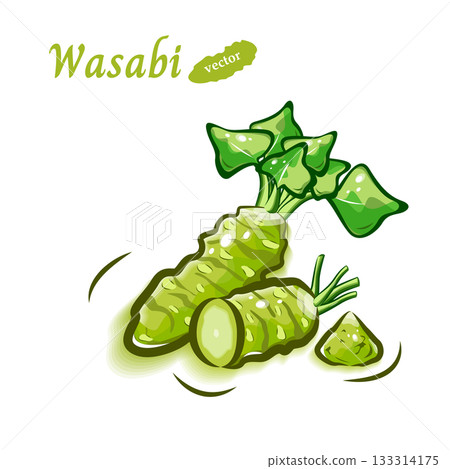 芥末(葉狀芥末)插圖材料 | 可愛的蔬菜普普藝術 芥末(葉狀芥末)插圖材料 | 可愛的蔬菜普普藝術 133314175