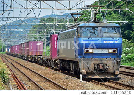 東海道本線、二宮神津、JR Freight EF200-19(吹田) 東海道本線、二宮神津、JR Freight EF200-19(吹田) 133315208