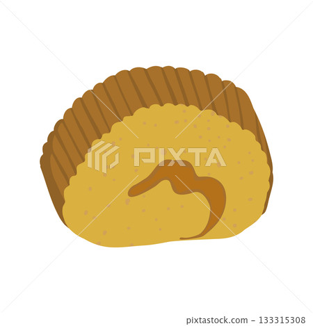 Simple illustration of Datemaki Simple illustration of Datemaki 133315308