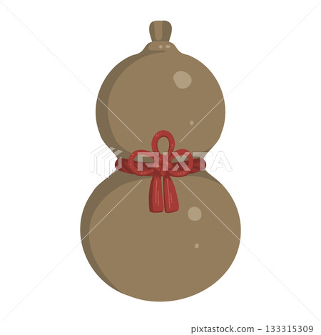 Simple gourd illustration Simple gourd illustration 133315309