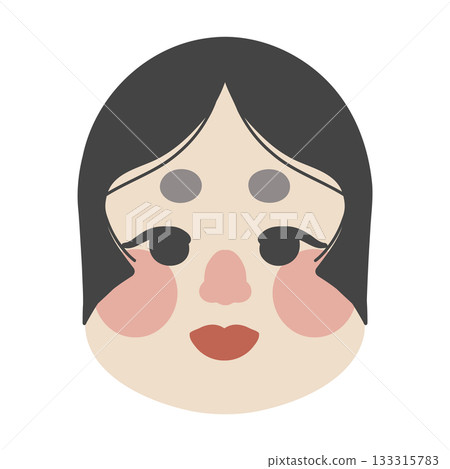 簡單的盆栽圖 133315783