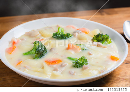 Ingredient cream stew Ingredient cream stew 133315855