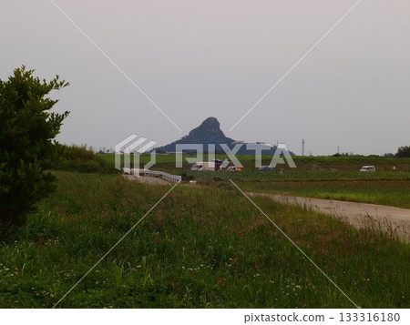 日本沖繩縣伊江島的景色 133316180