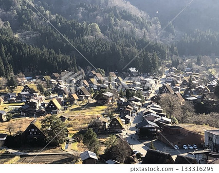 世界遺產地白川鄉庫存照片 世界遺產地白川鄉庫存照片 133316295