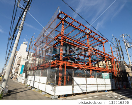 Lightweight steel construction site Lightweight steel construction site 133316296