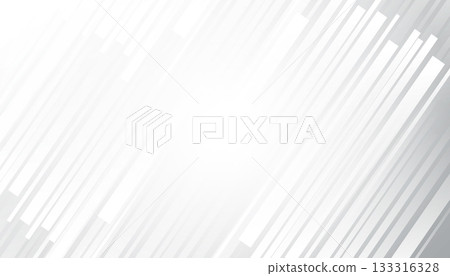 Abstract gray geometric shape design elements on white background with lighs, minimal style. Vector illustration 133316328